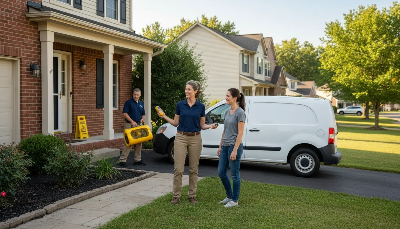Residential water damage restoration in Lititz, PA